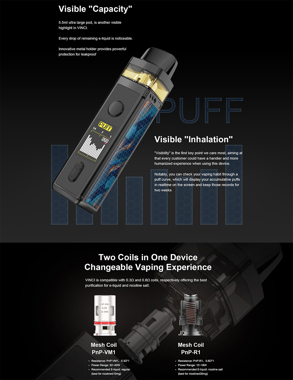 Voopoo Vinci 40W Mod Pod System